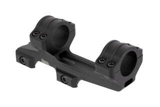 Daniel Defense 1 inch two ring rifle scope mount features a durable hardcoat anodized black finish